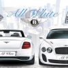 All White Bentley Backdrop