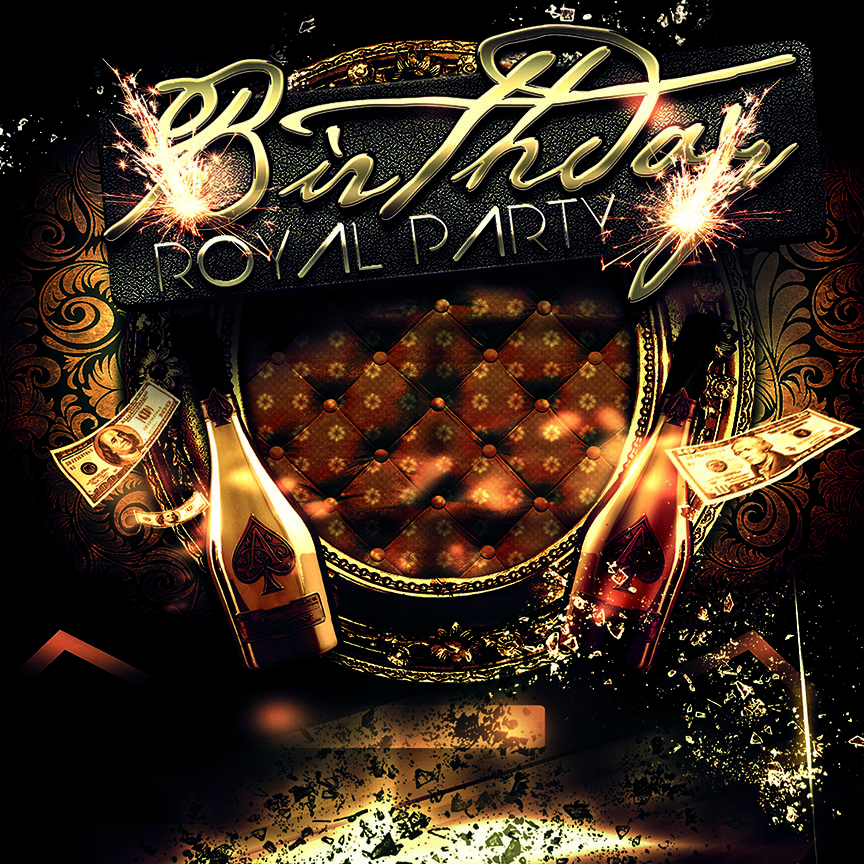 Birthday Royal Party Backdrop